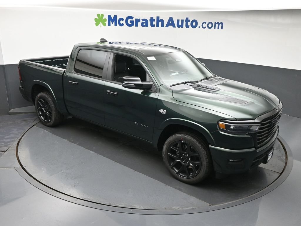 New 2026 Serrano-Green Metallic Exterior Paint RAM Laramie image 3