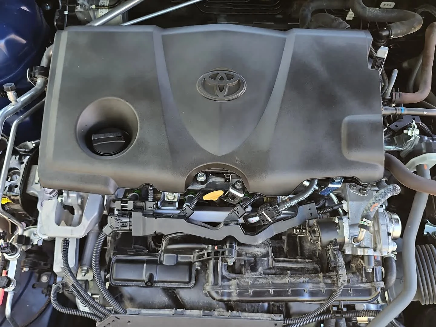 Used 2023 Reservoir Blue Toyota LE image 13