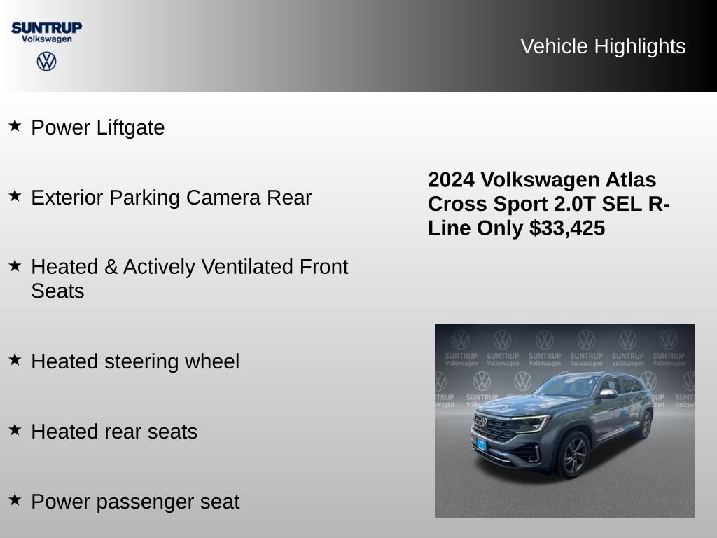 Used 2024 Gray Volkswagen 2.0T SEL R-Line image 16