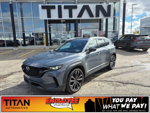 2023 Mazda CX-50 GT AWD*Cooled Leather | Pano Roof | Nav | 360 Cam | Htd Wheel | Adaptive Cruise | Lane Keep Assist