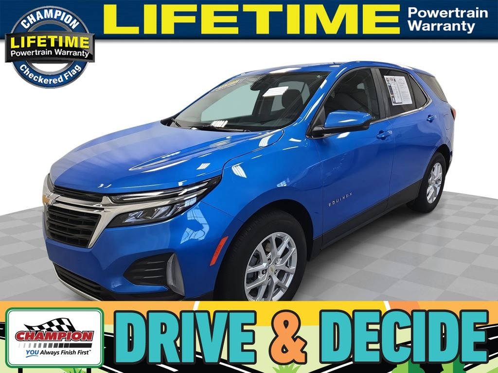 Used 2024 Riptide Blue Chevrolet LT image 1