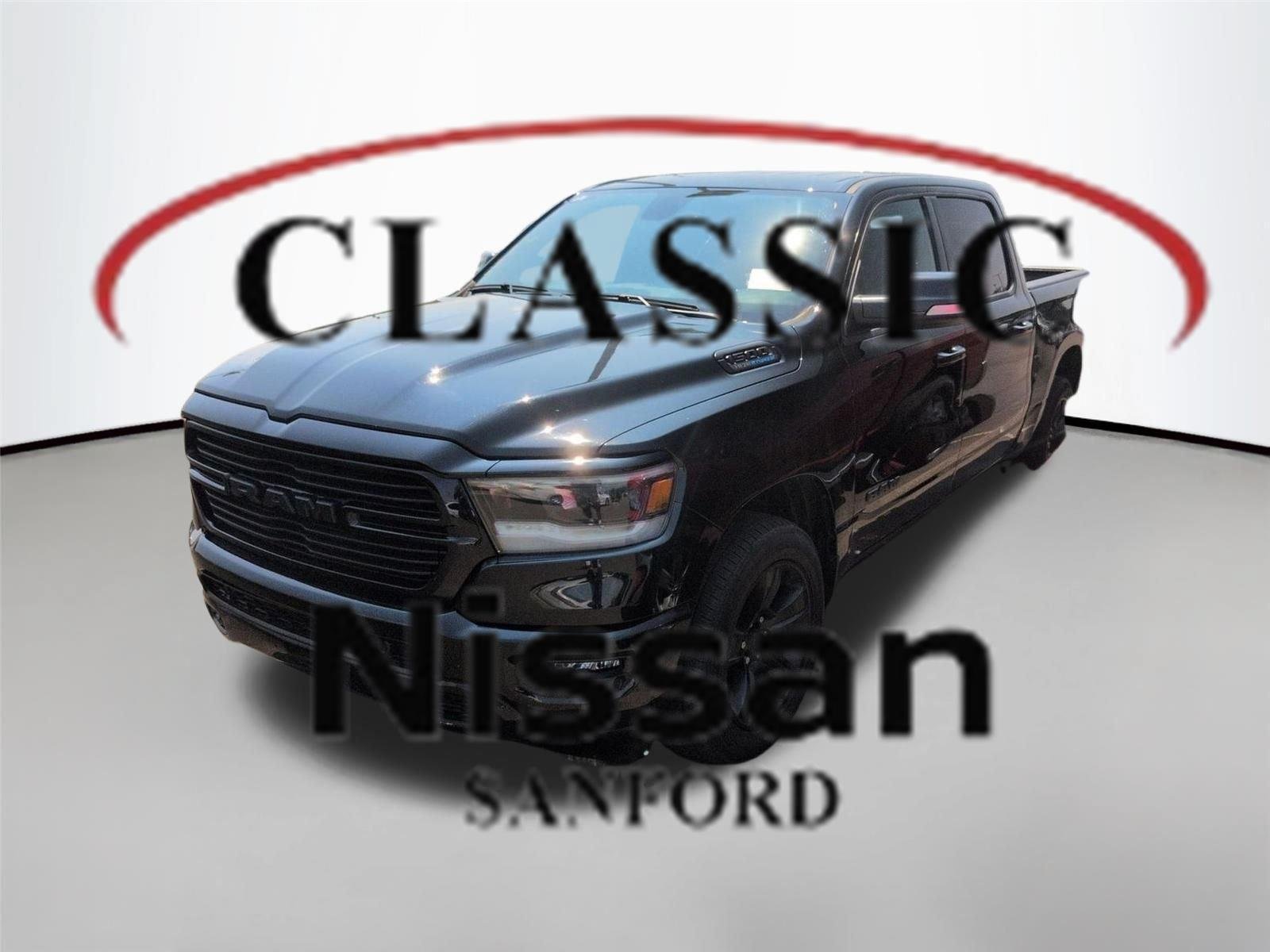 Used 2021 Diamond Black Crystal Pearlcoat Ram Big Horn image 1