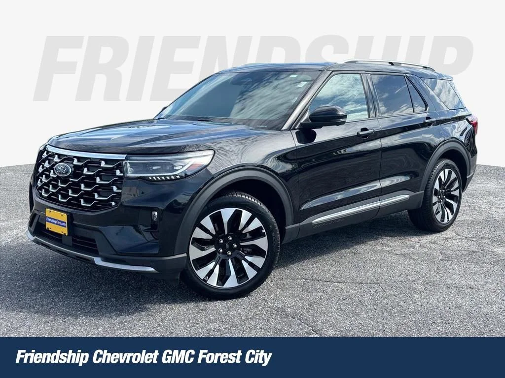 Used 2025 Black Ford Platinum image 1