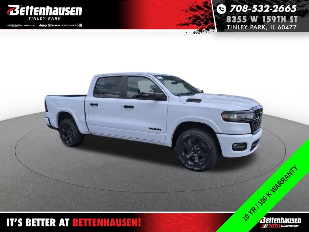 New 2026 Bright White Clear-Coat Exterior Paint RAM Big Horn image 4