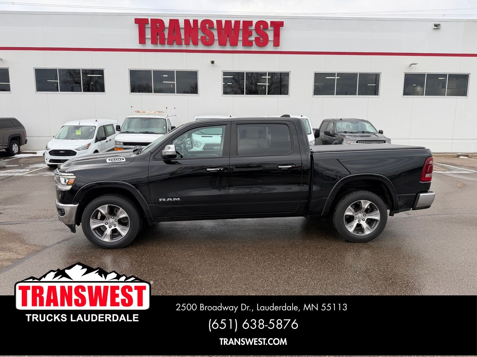 Used 2019 RAM Ram 1500 Pickup Laramie with VIN 1C6SRFJT5KN677942 for sale in Minneapolis, Minnesota