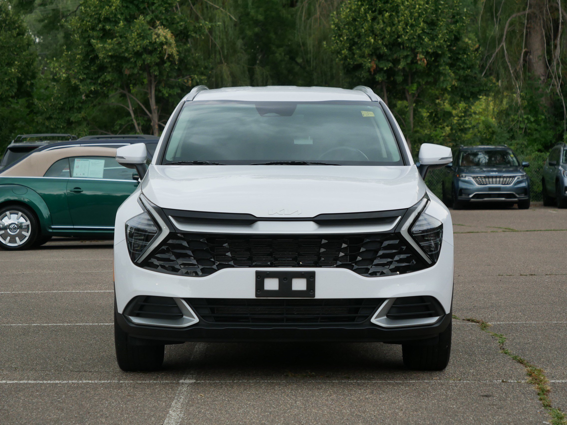 Used 2024 Glacial White Pearl Kia EX image 2