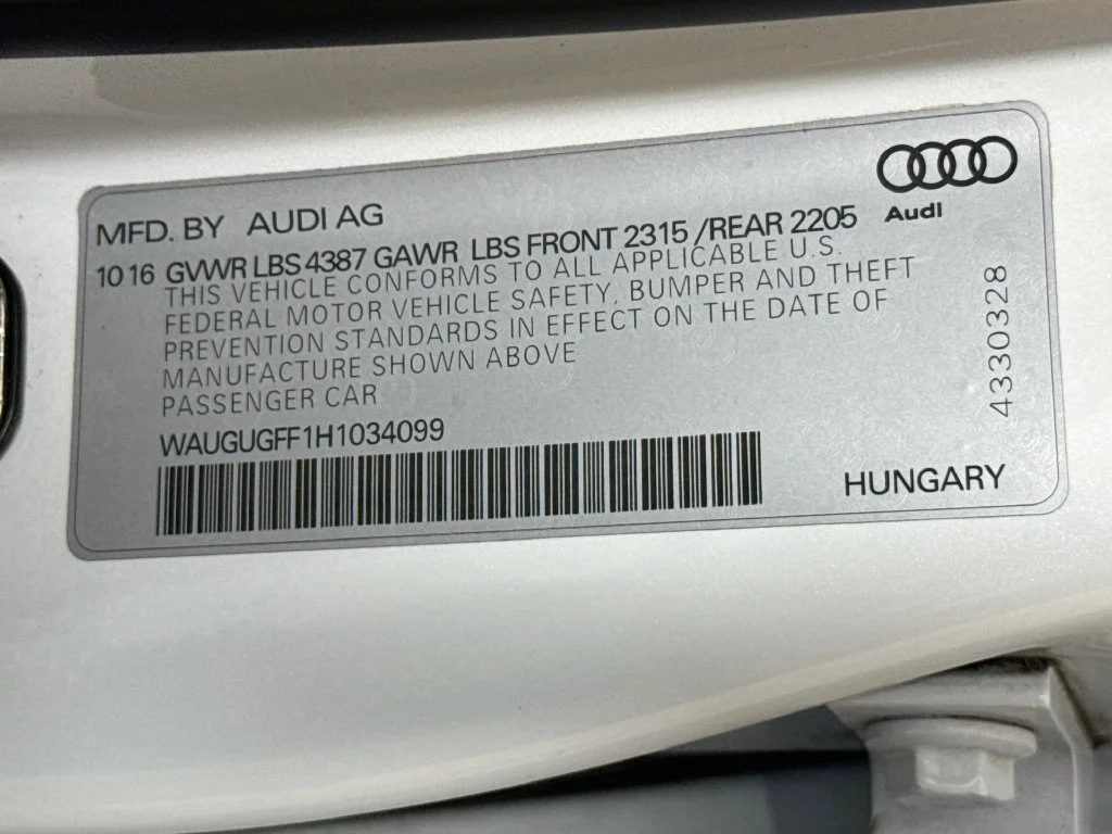 Used 2017 White Audi 2.0T Premium Plus image 42