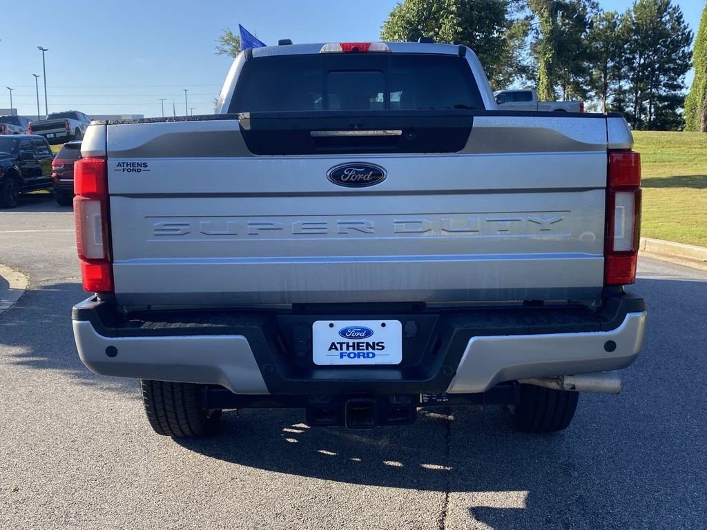 Certified Used 2022 Iconic Silver Metallic Ford Lariat image 4