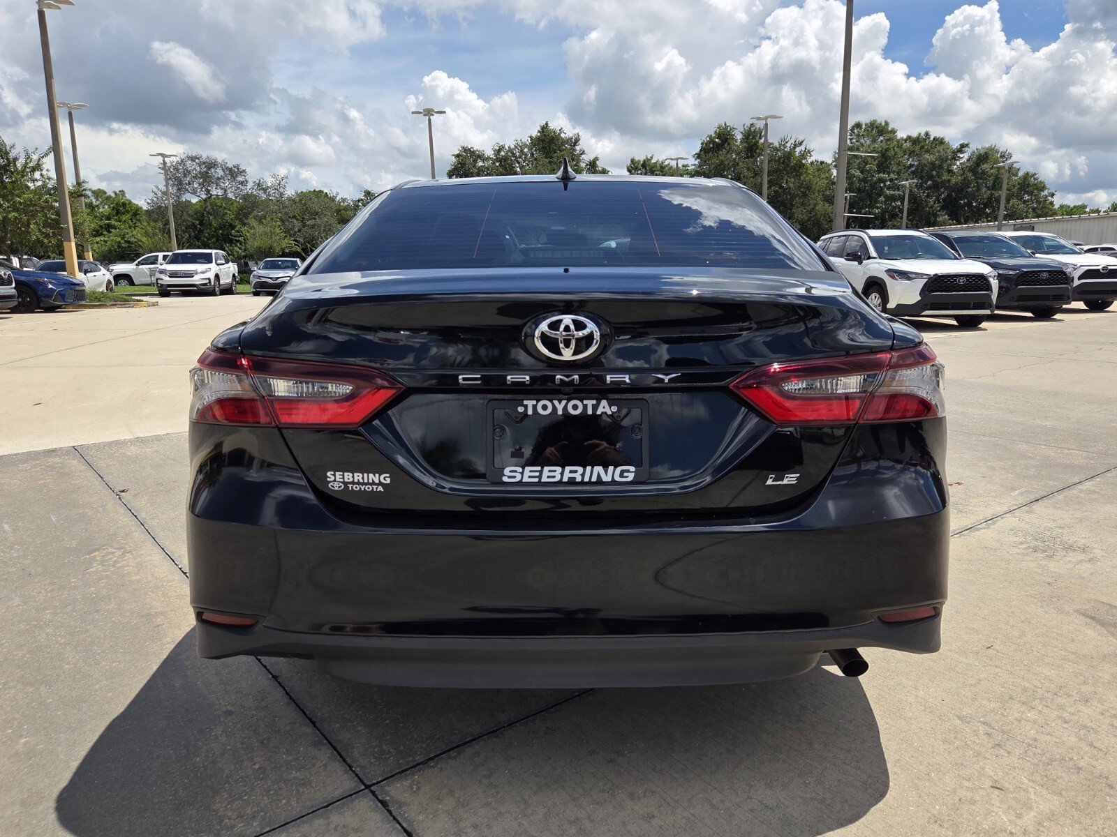 Used 2024 Midnight Black Metallic Toyota LE image 7