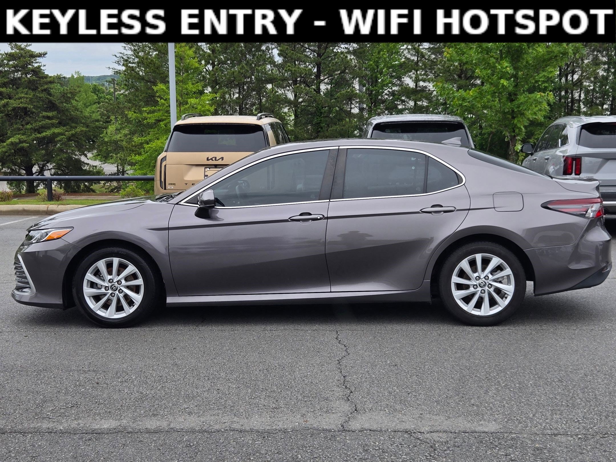 Used 2022 PREDAWN GRAY MI Toyota LE image 4