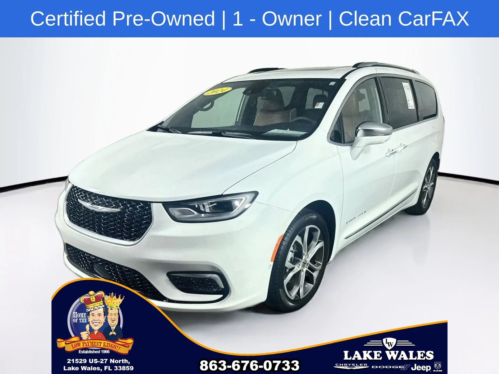 Certified Used 2024 White Chrysler Pinnacle image 3