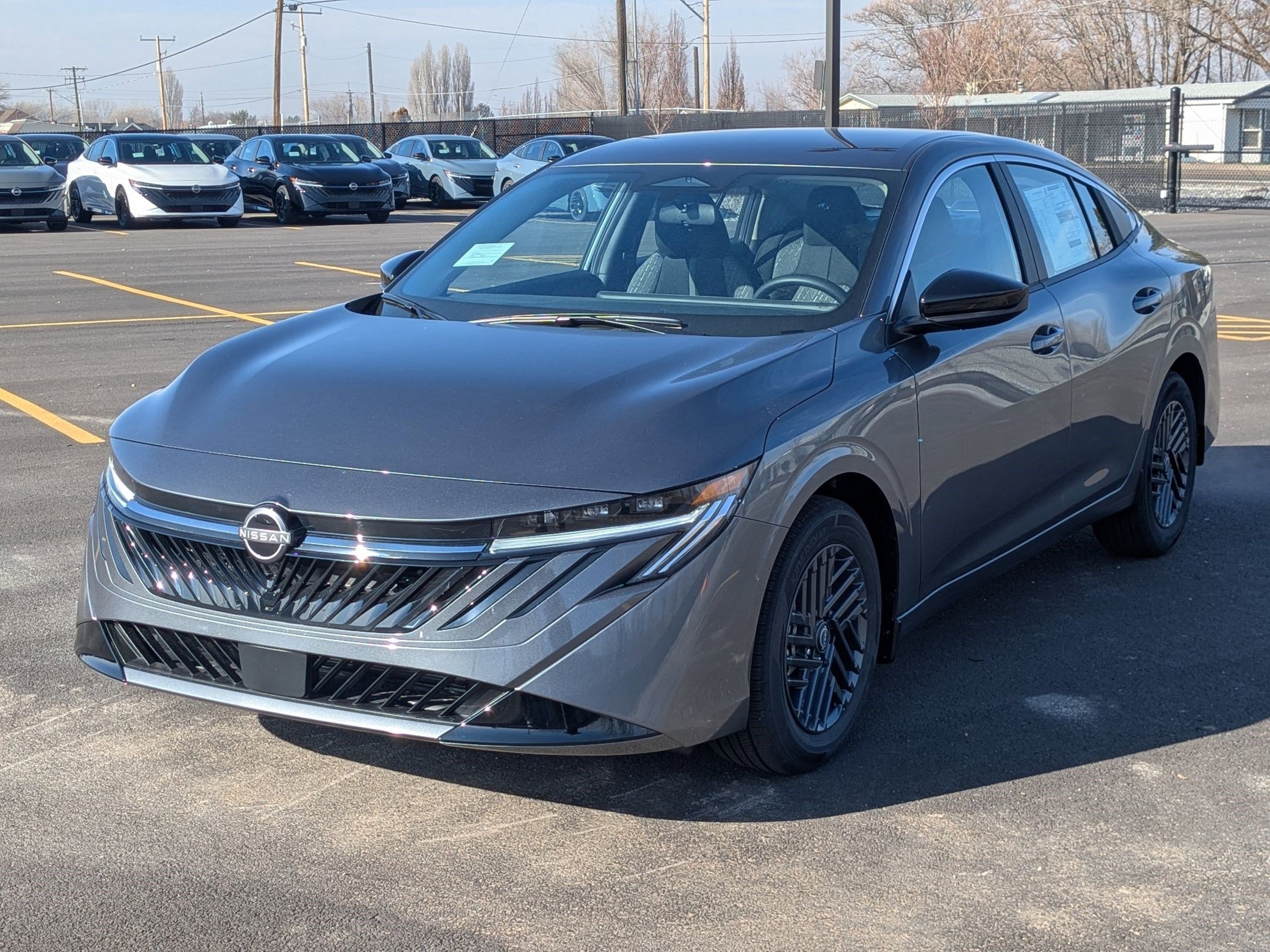 New 2026 Gun Metallic Nissan SV image 8