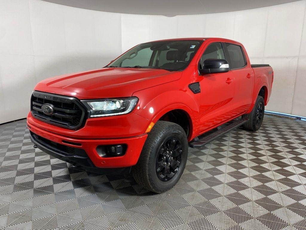 Used 2021 Rapid Red Metallic Tinted Clea Ford Lariat image 11