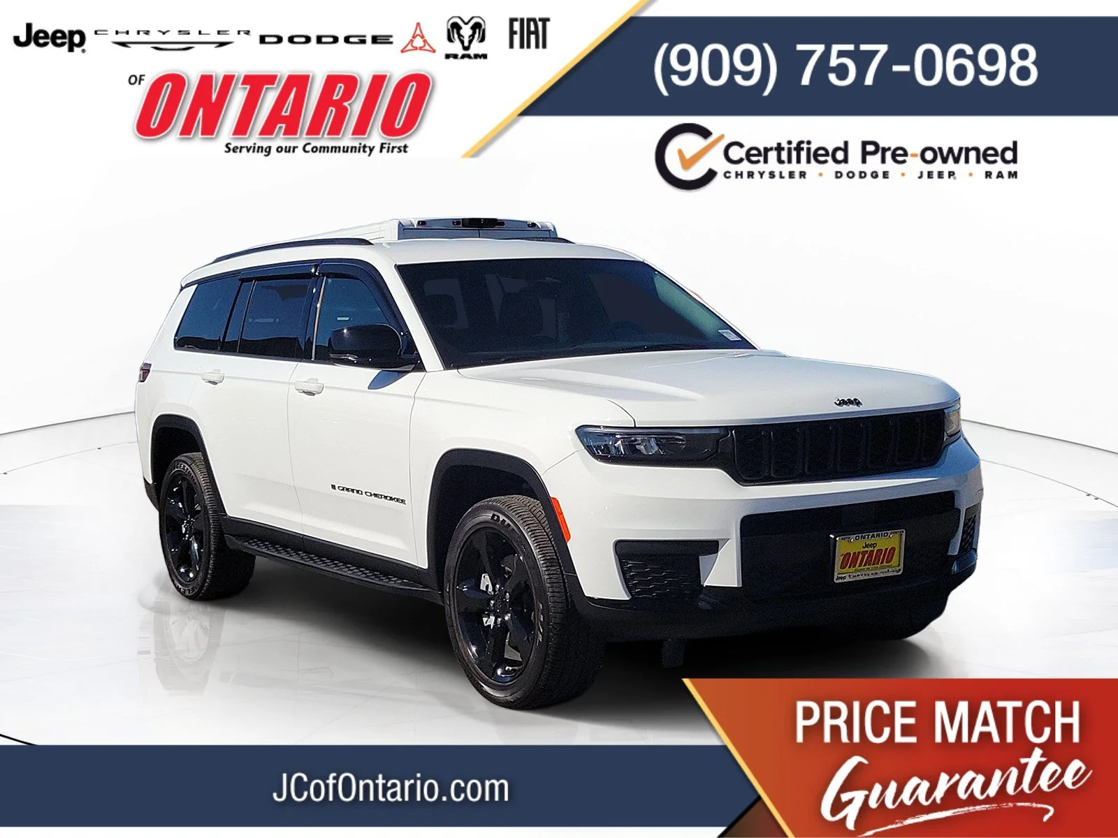 Certified Used 2025 White Jeep Altitude image 1