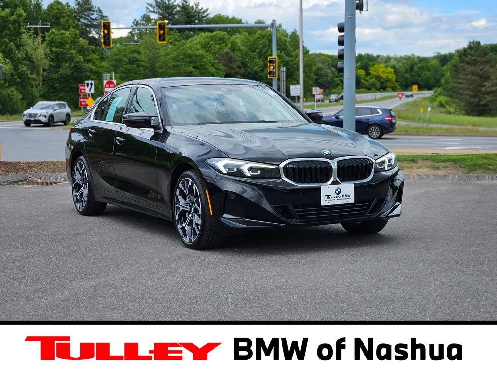 Used 2025 Black BMW 330i xDrive image 1