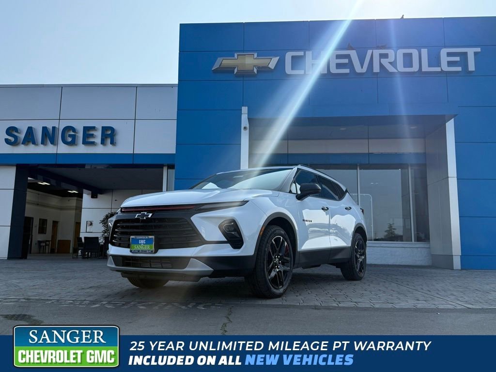 Summit White 2025 Chevrolet Blazer LT AWD SUV / Crossover