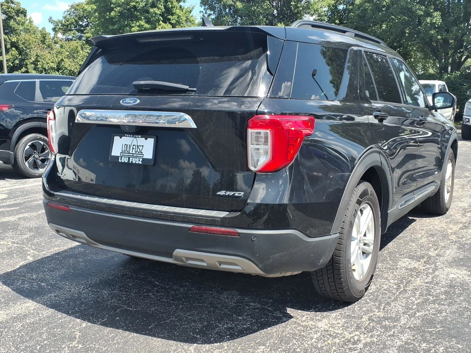 Used 2021 Black Metallic Ford XLT image 3