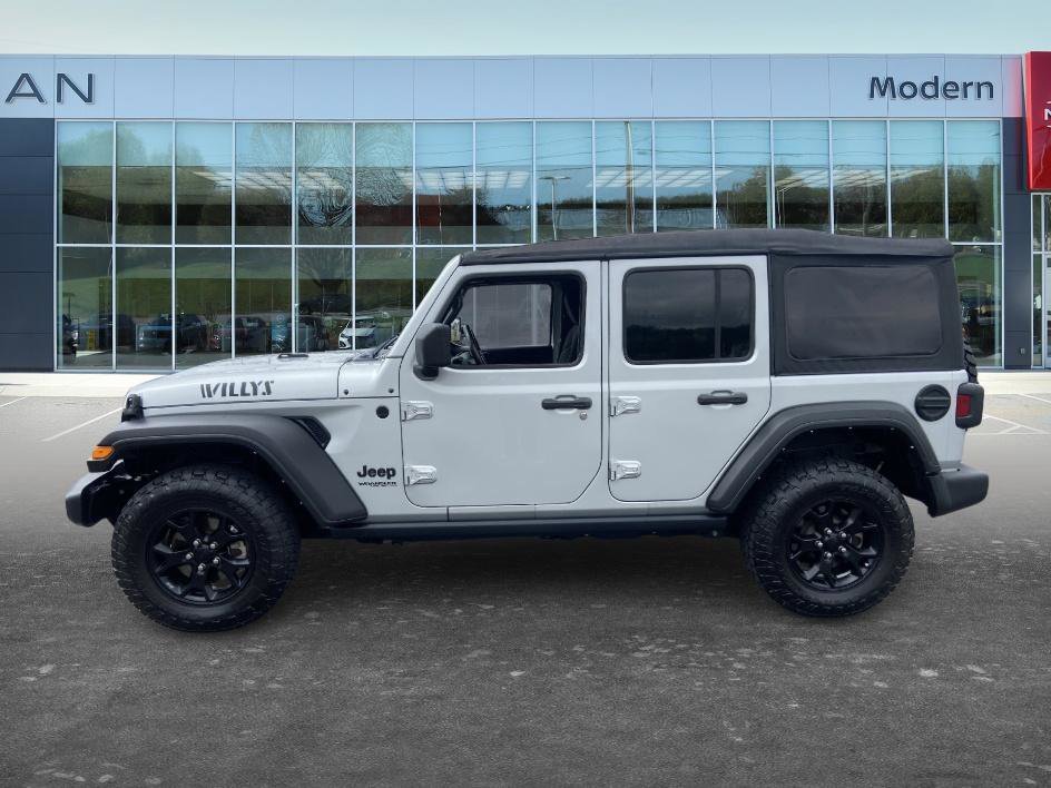 Used 2022 Silver Zynith Clearcoat Jeep Unlimited Willys image 7