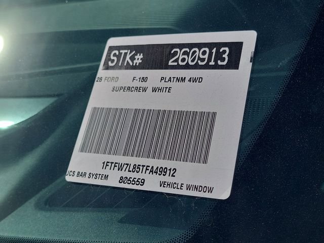 New 2026 Star White Metallic Tri-Coat Ford Platinum® image 31