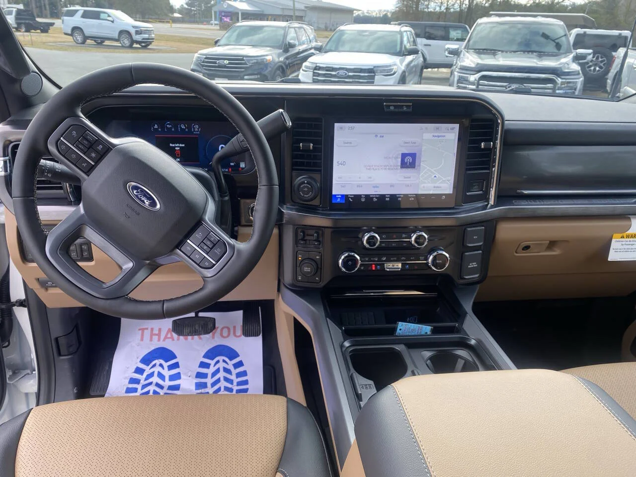 New 2026 Star White Metallic Tri-Coat Ford F-250® Lariat® image 18