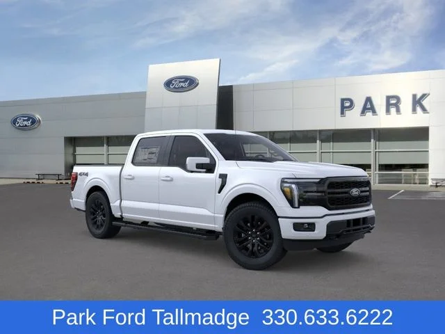 New 2026 Star White Metallic Tri-Coat Ford Lariat image 7