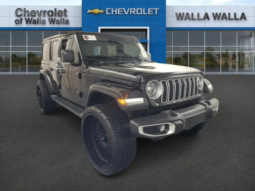 Used 2025 Black Jeep Sahara image 1