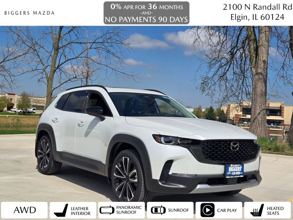 New 2026 Wind Chill Pearl Mazda 2.5 Turbo AWD image 1