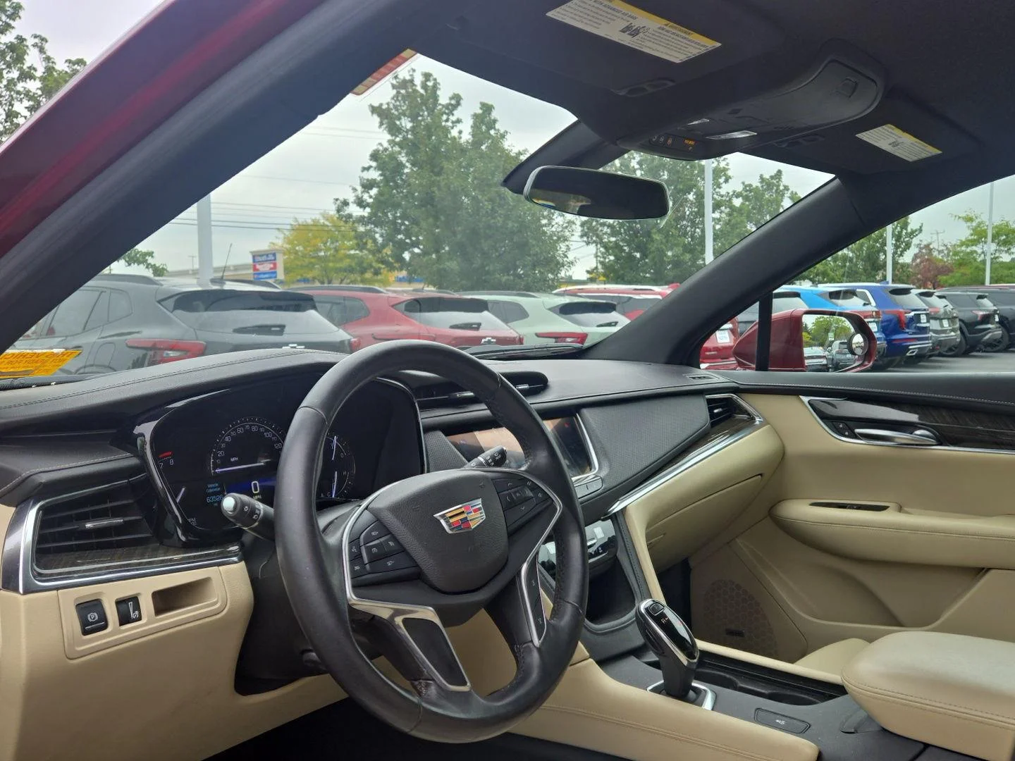 Used 2017 Red Passion Tintcoat Cadillac FWD image 3