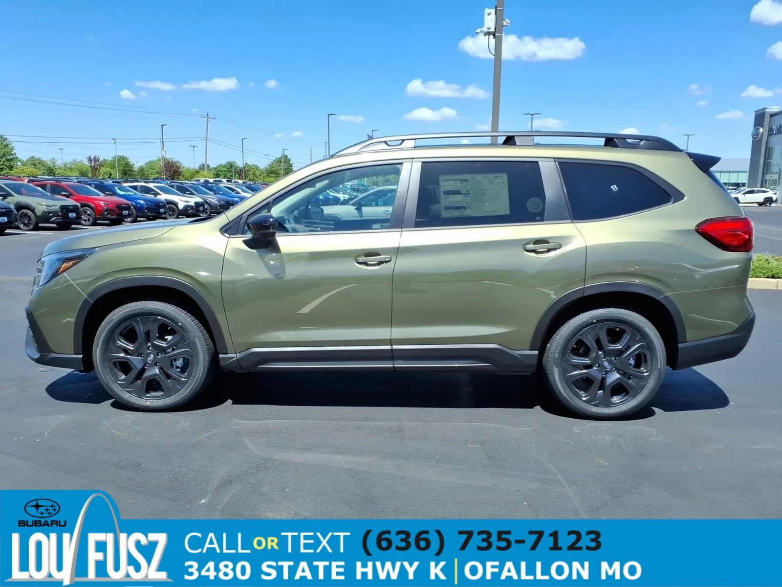 New 2026 AUTUMN GREEN METALLIC Subaru Onyx Edition Touring 7-Passenger image 3
