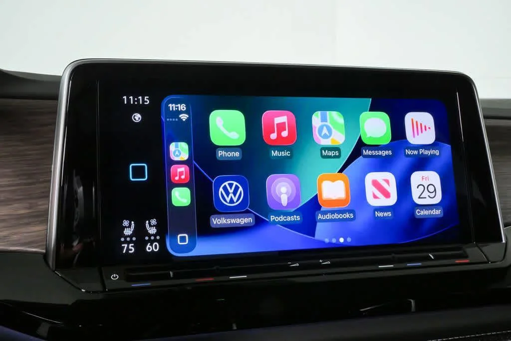 New 2026 Deep Black Pearl Volkswagen 2.0T SEL image 16