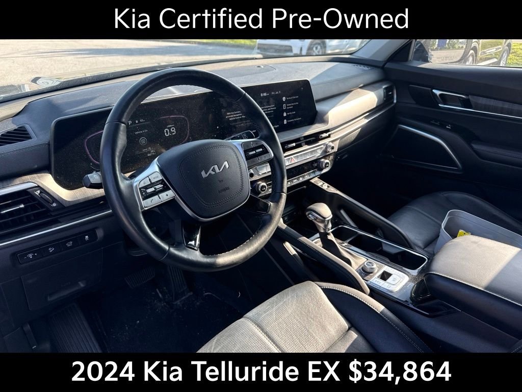 Certified Used 2024 Ebony Black Kia EX image 11