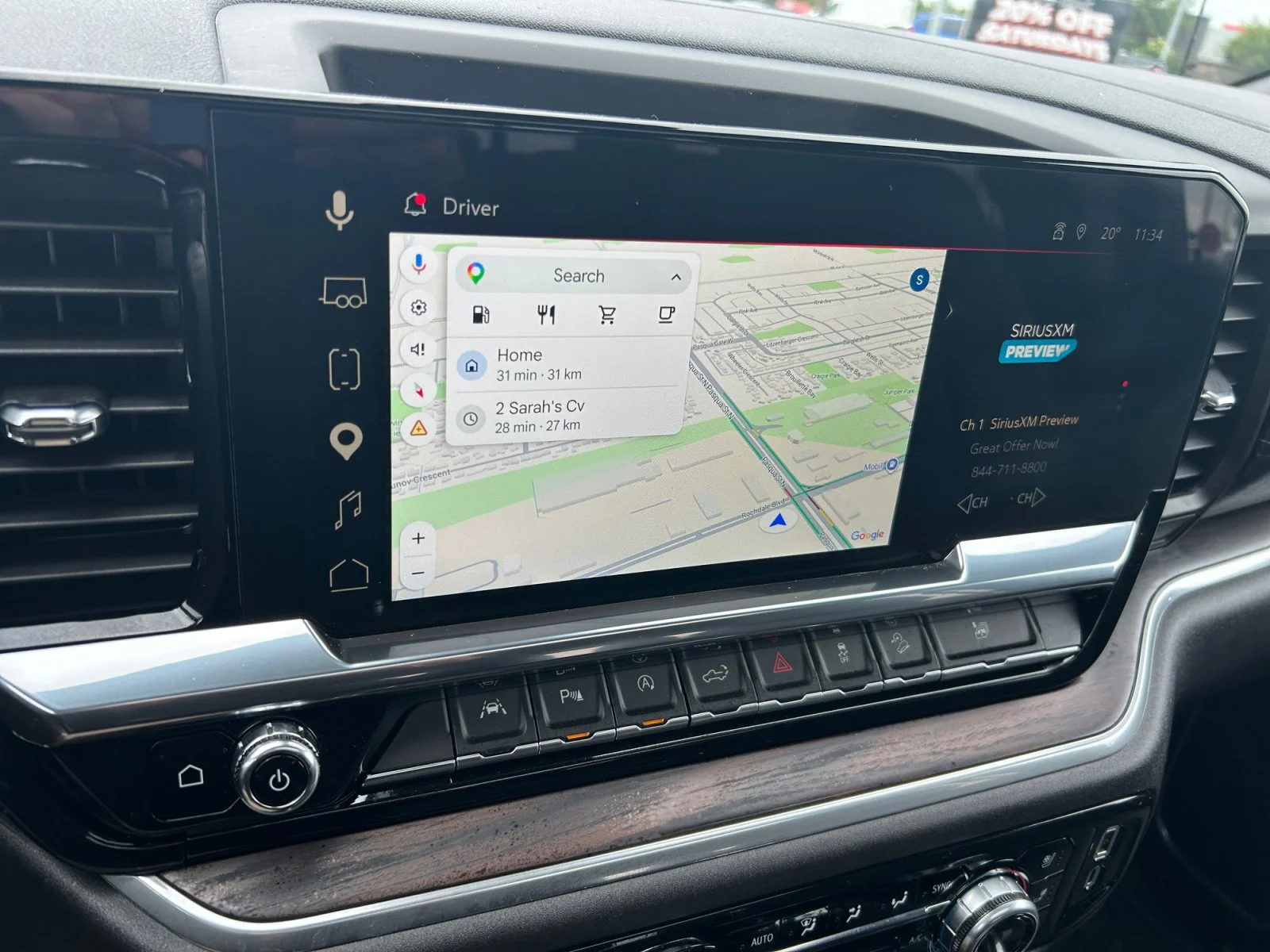 Used 2025 Gray GMC SLT Crew 6.2L Leather Sunroof Nav 4x4 image 26