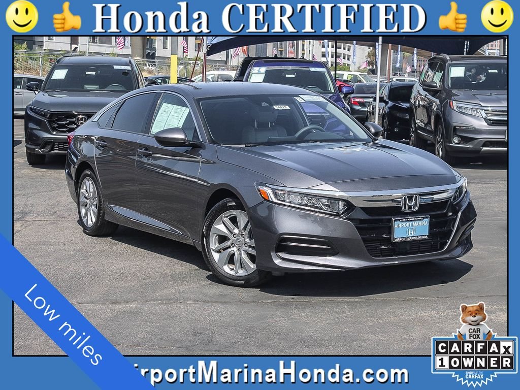 Certified Used 2020 Modern Steel Metallic Honda LX image 1
