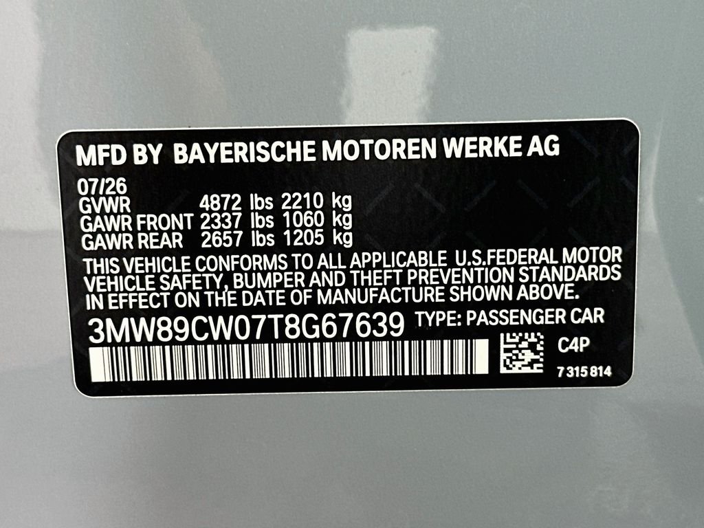 New 2026 Brooklyn Grey Metallic BMW 330i xDrive image 24