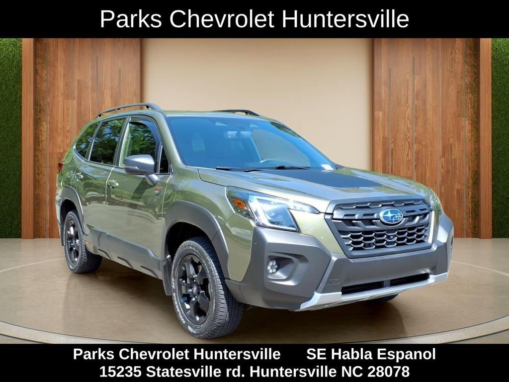 Used 2023 Green Subaru Wilderness image 1
