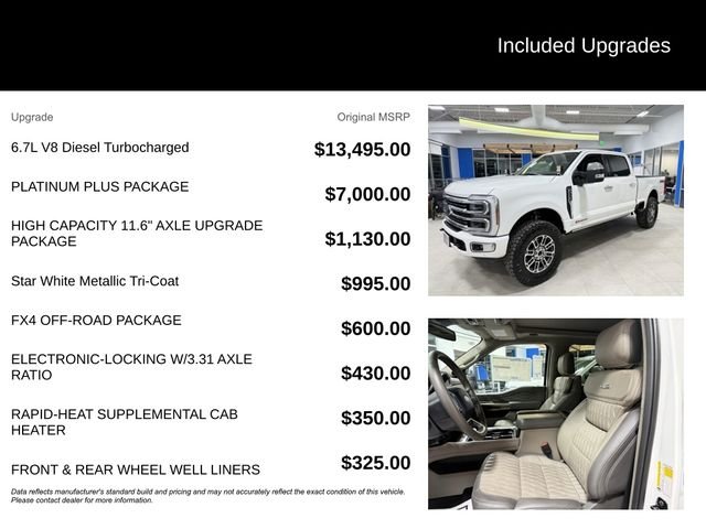 New 2026 Star White Metallic Tri-Coat Ford F-250® Platinum® image 5