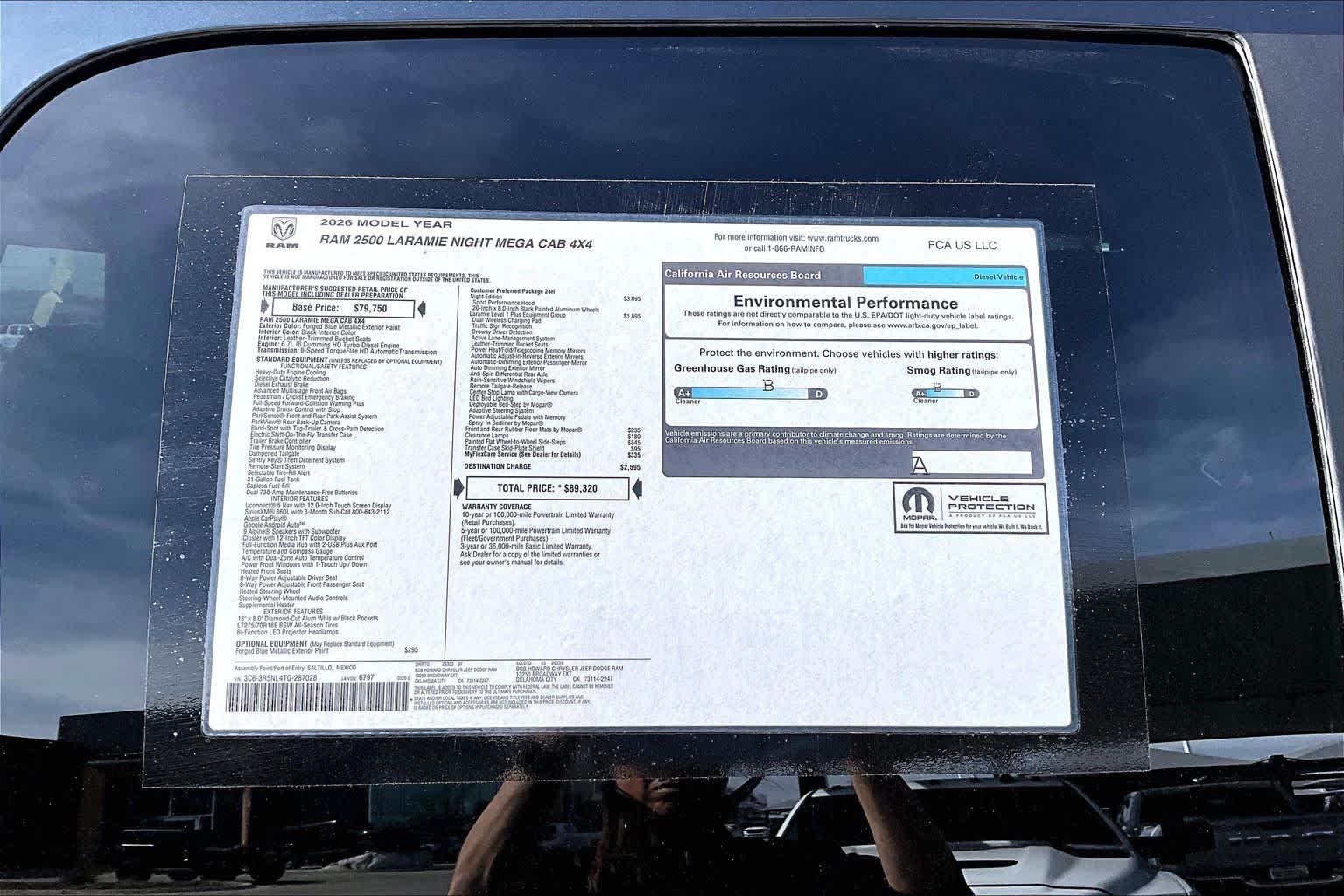 New 2026 Forged Blue Metallic Exterior Paint RAM Laramie image 17