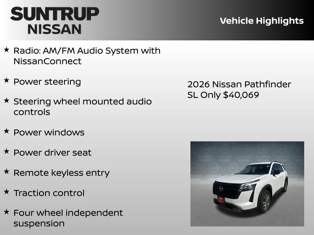 New 2026 White Nissan SL image 8