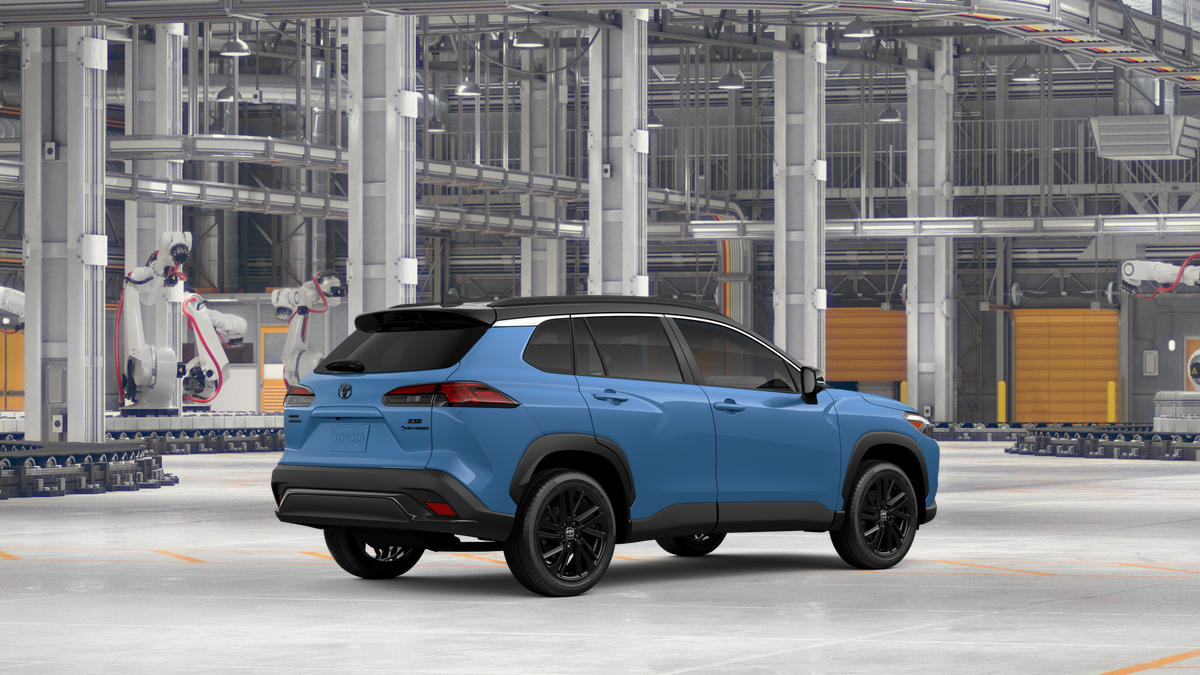 New 2026 Cavalry Blue with Jet Black roof Toyota Hybrid XSE image 10