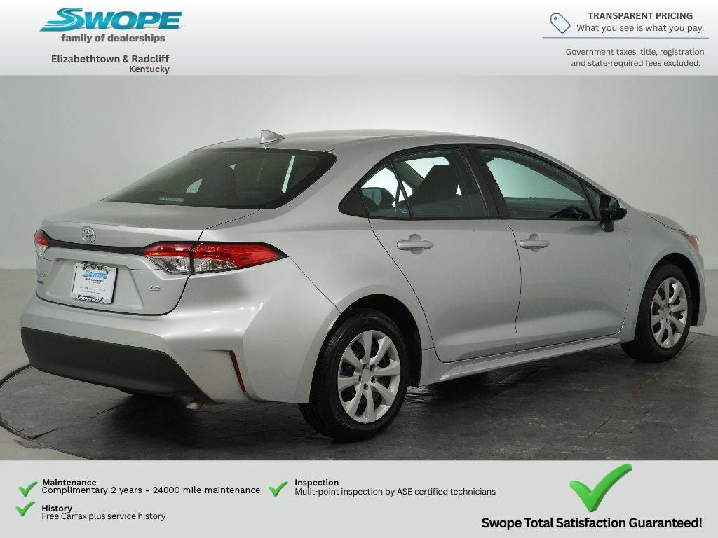 Used 2023 Classic Silver Metallic Toyota LE image 4