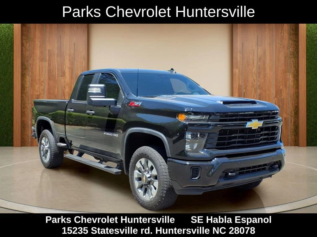 Certified Used 2025 Black Chevrolet Custom image 1