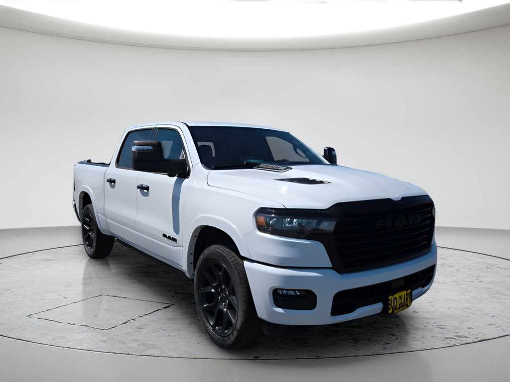 New 2026 Bright White Clear-Coat Exterior Paint RAM Laramie image 1