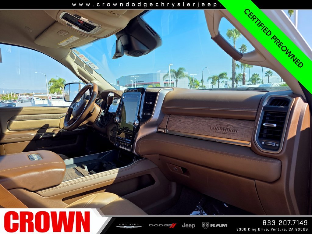 Certified Used 2021 White Ram Limited Longhorn image 12