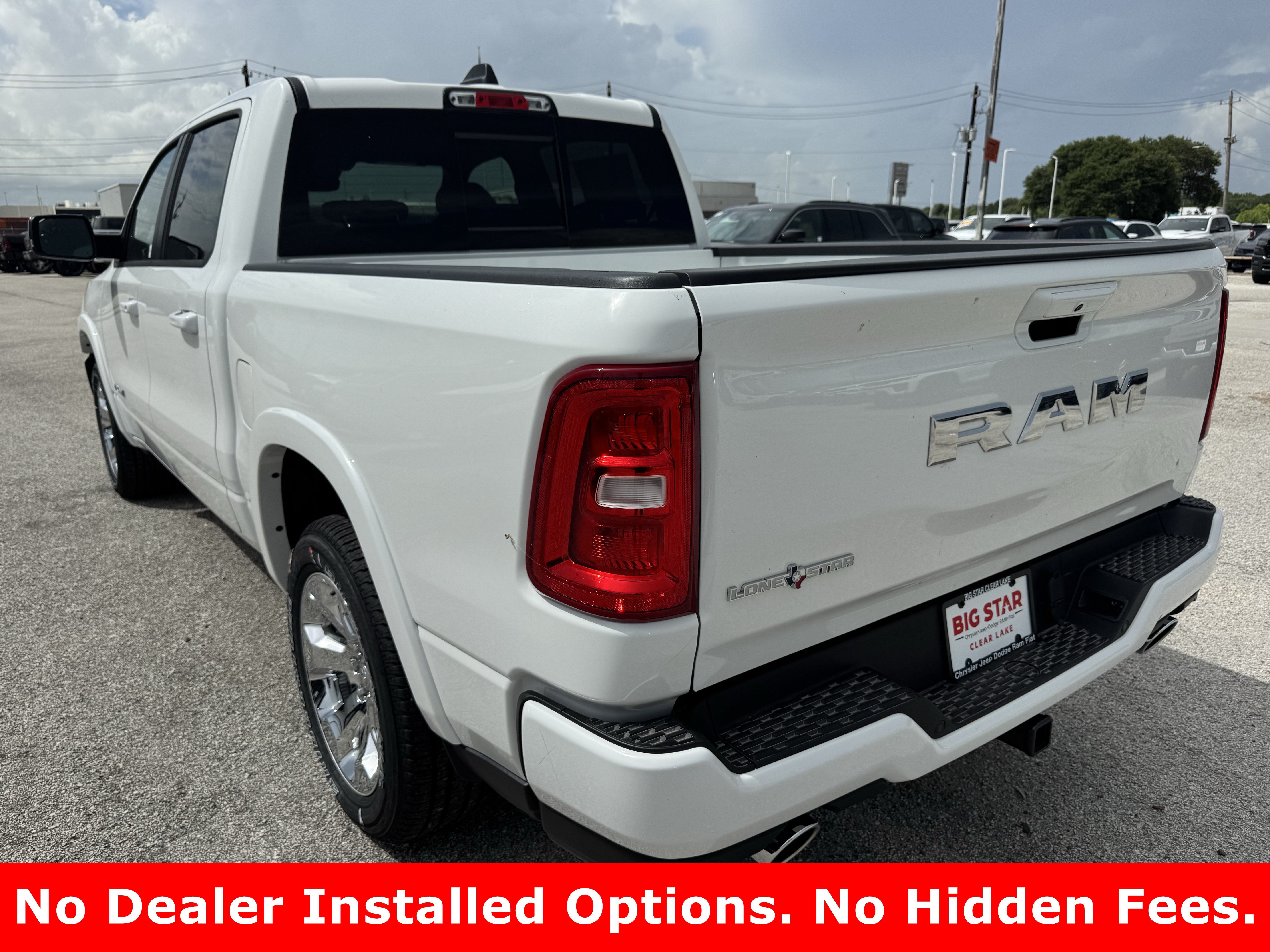 New 2026 Bright White Clear-Coat Exterior Paint RAM Lone Star image 5