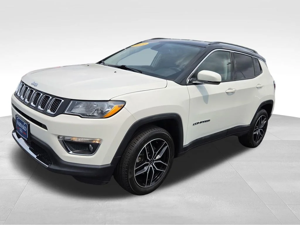 Used 2019 White Clearcoat Jeep Limited image 3