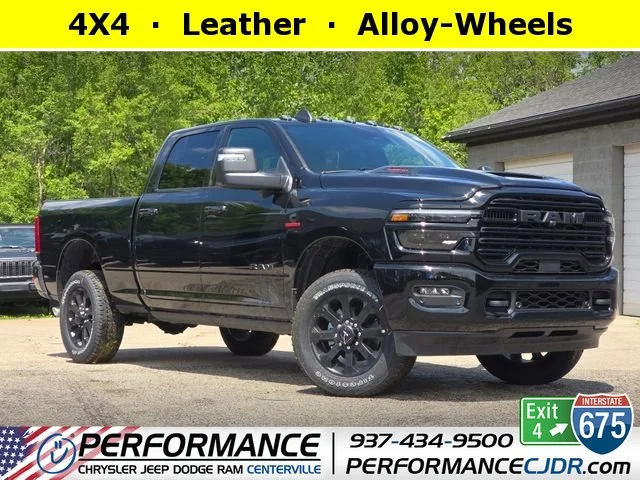 New 2026 Diamond Black Crystal Pearlcoat Ram Laramie image 1