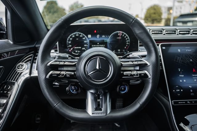 Certified Used 2025 Obsidian Black Metallic Mercedes-Benz S 63 E AMG® image 28