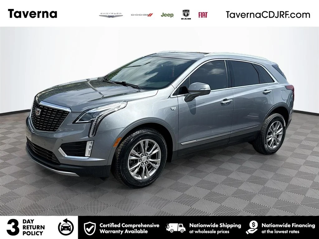 Used 2021 Gray Cadillac Premium Luxury image 1