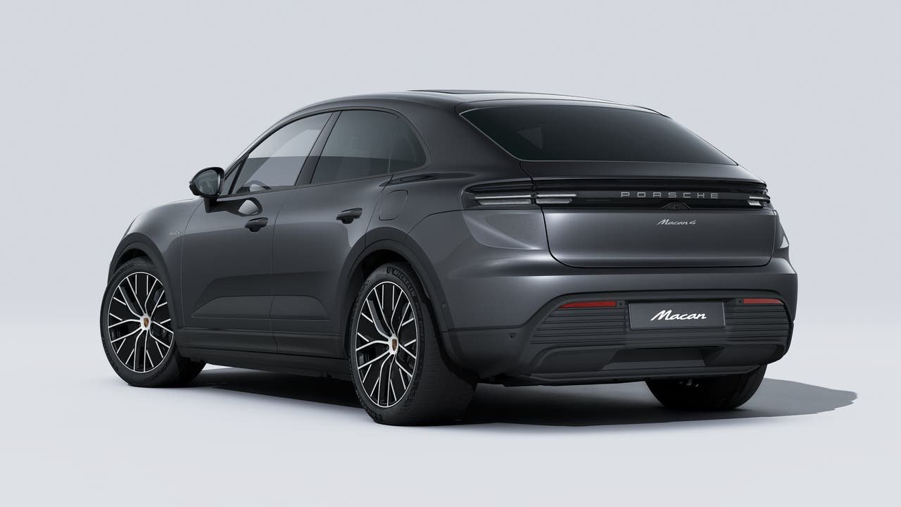 New 2026 Volcano Grey Metallic Porsche 4 Electric image 3