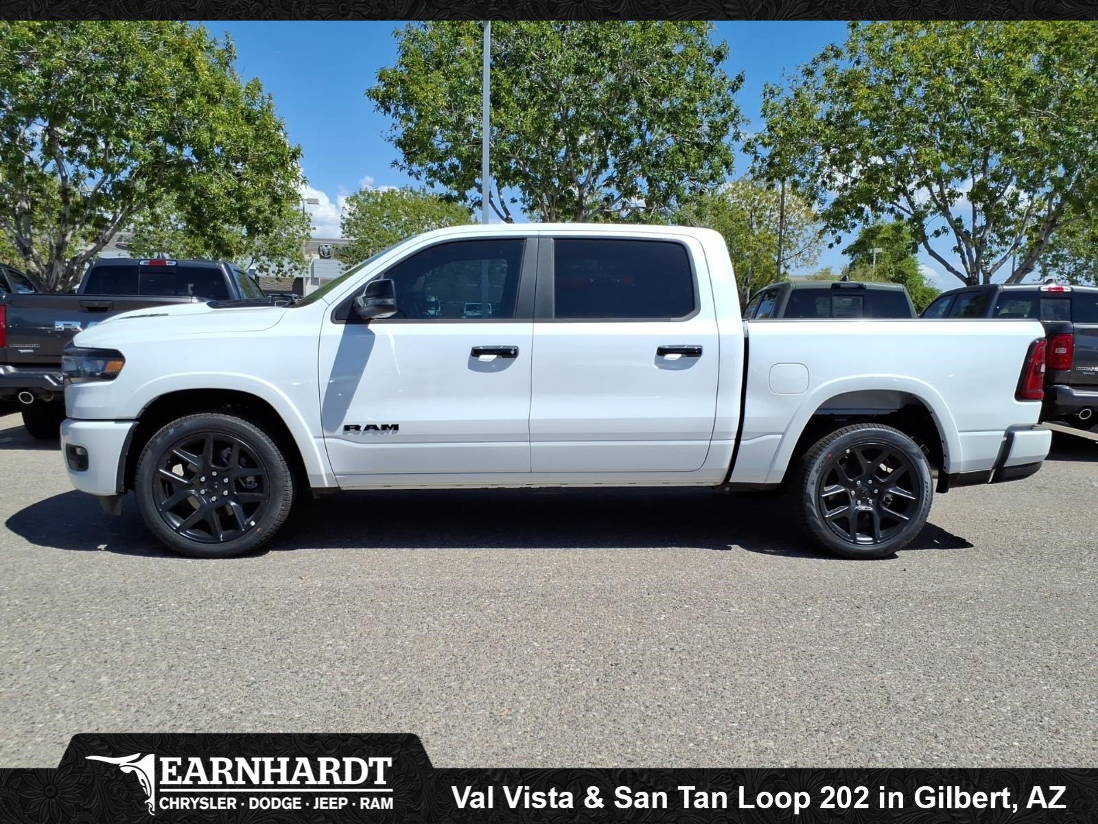 New 2026 Ivory White Tri-Coat Pearl-Coat Exterior Paint RAM Laramie image 2